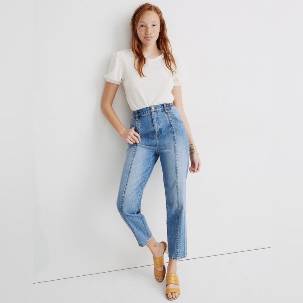 Madewell Tapered Jeans in Plumcove Wash: Seamed Edition size 29